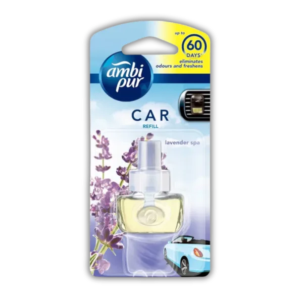 AMBI PUR CAR AIR FRESHNER REFILL - LAVENDOR SPA